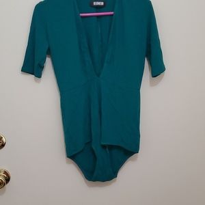 Reformation Cecile Ribbed Bodysuit